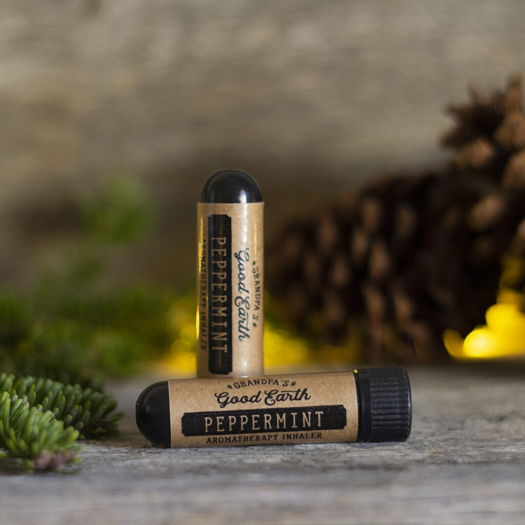 Peppermint Aromatherapy Inhaler Grandpa's Good Earth