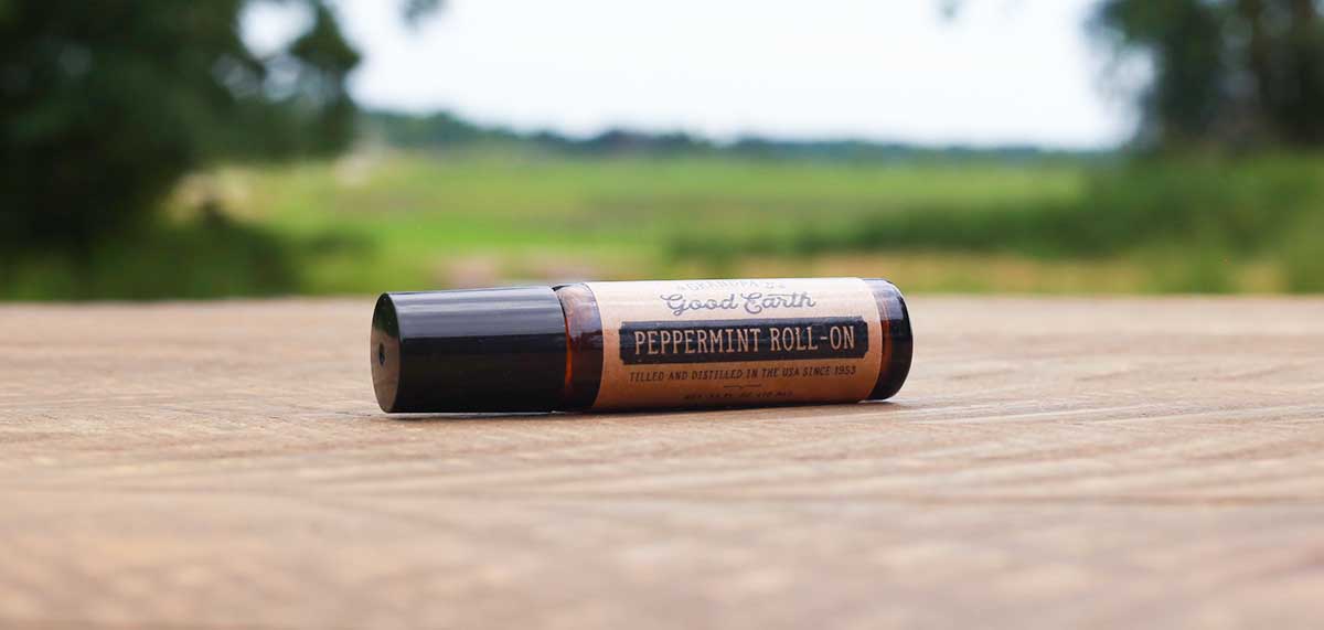 Peppermint Essential Oil Roller Bottle | GrandpasGoodEarth.com