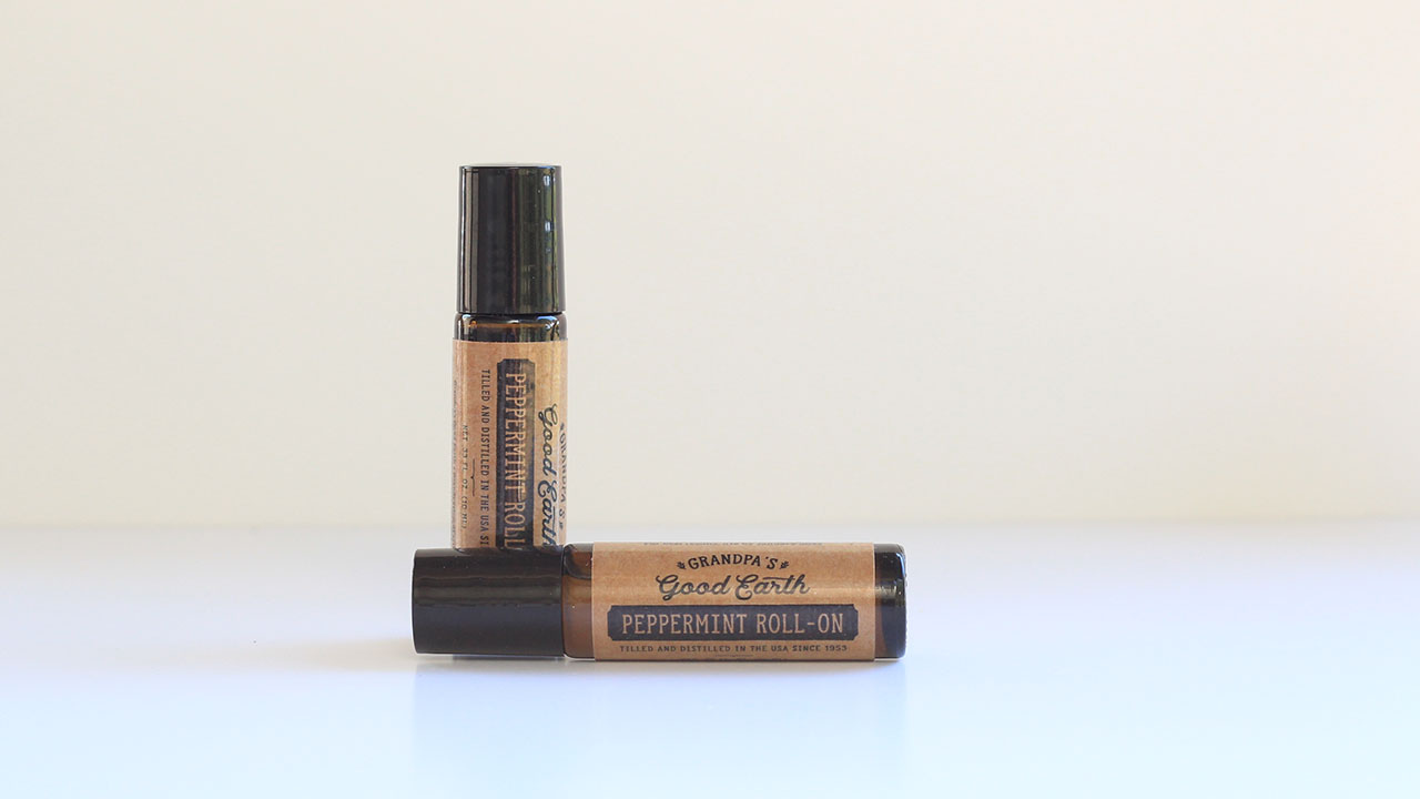 Peppermint Essential Oil Roll-on Grandpa's Good Earth